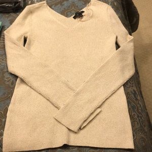 Ann Taylor gold-flecked sweater